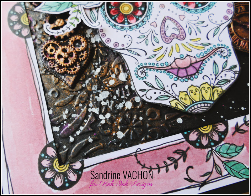 Sandrine VACHON SENSATIONAL SKULL pink ink Designs (3)