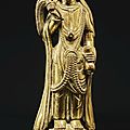 A gilt-bronze figure of avalokiteshvara attributed by inscription to the tenth karmapa chöying dorje, eastern tibet or yunnan 