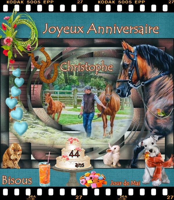 Bon Mercredi Et Bon Anniversaire A Christophe L Univers De Patounette Et Ses Amis Es