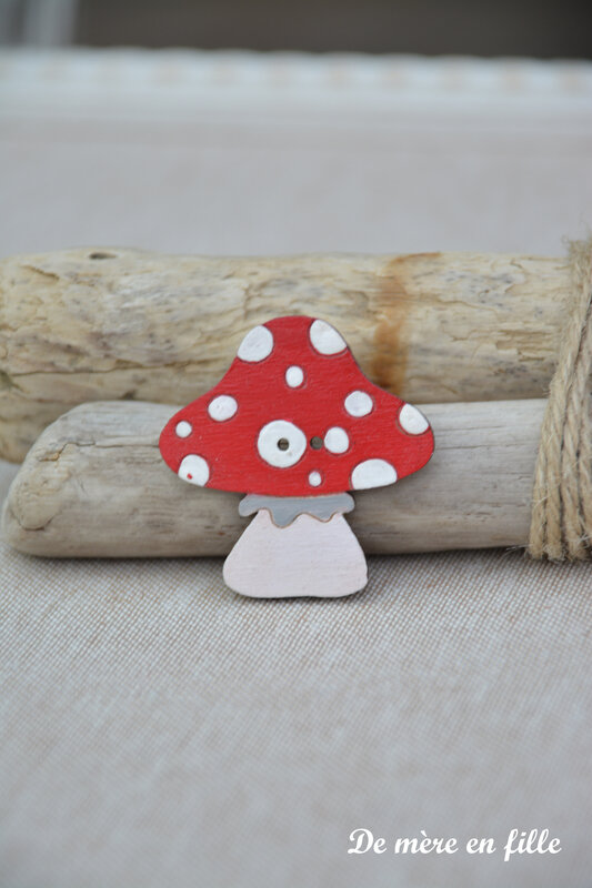 champignon rouge grand