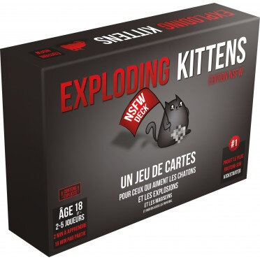 Boutique jeux de société - Pontivy - morbihan - ludis factory - Exploding kittens NSFW edition