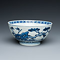 A Chinese blue and white 'Bleu de Huê' bowl for the Vietnamese market, Thường tâm lạc sự 賞心樂事 mark, ca