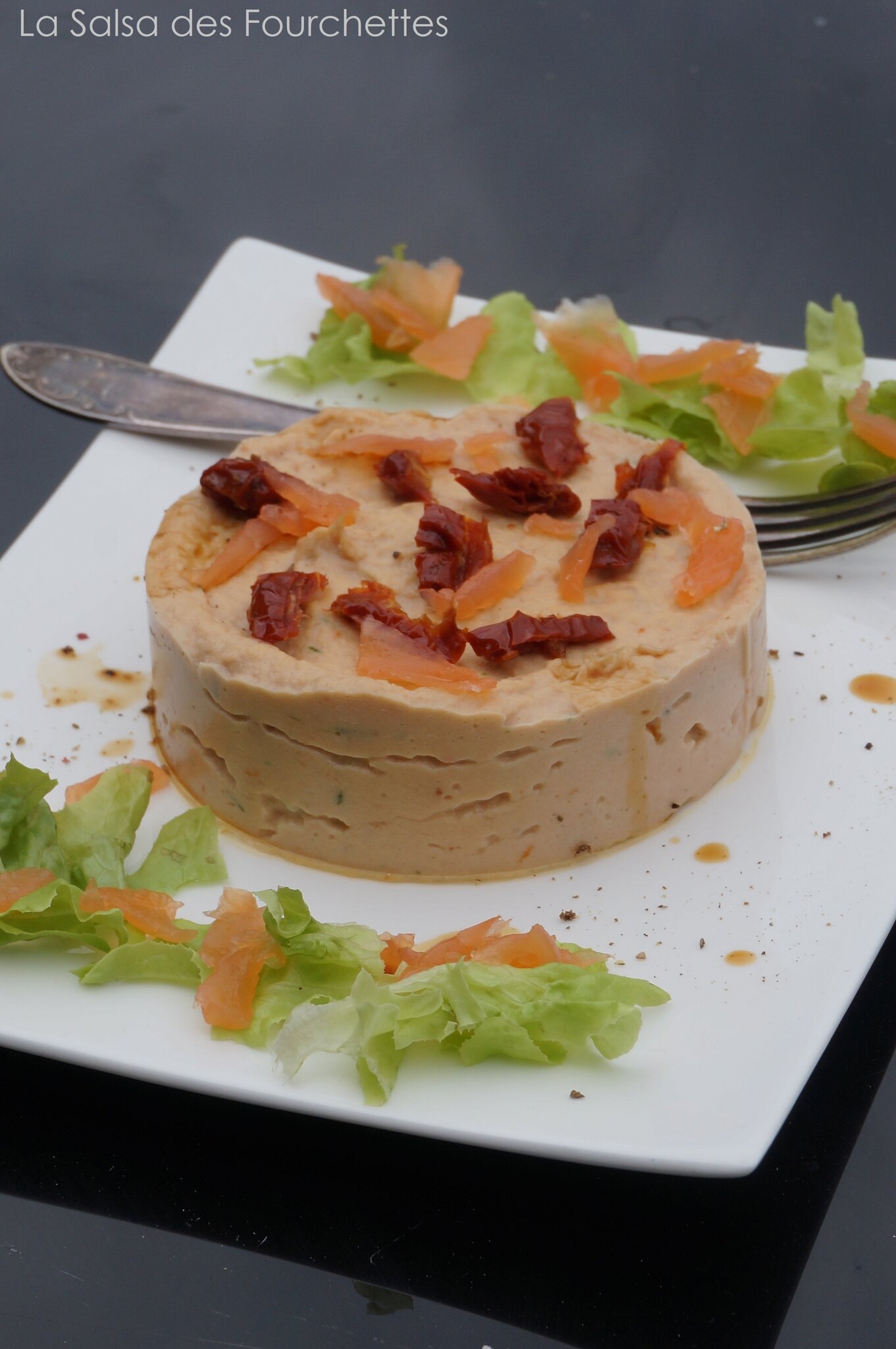TERRINE Aux Deux Saumons Tomates Séchées et Ciboulette LA SALSA DES