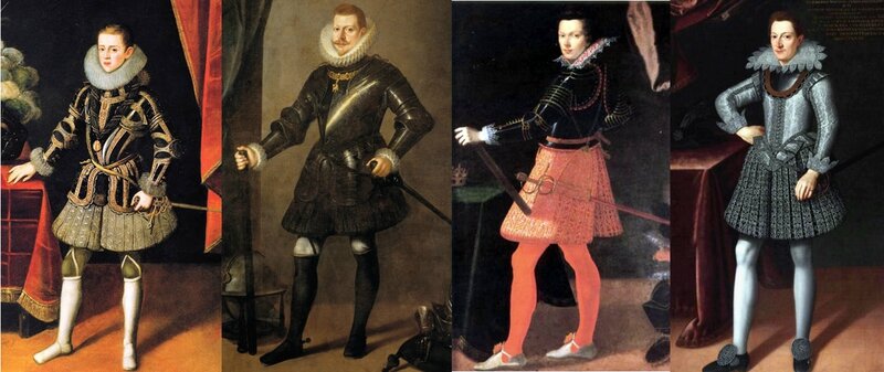 Trousses espagnoles et italiennes années 1610