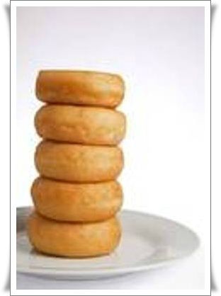 beignets empilés