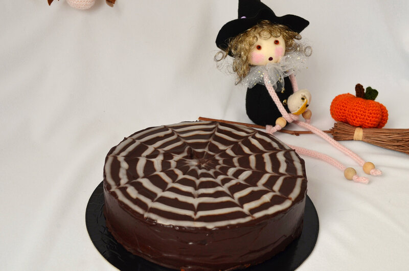 Halloween-sorcière-citrouille-chauve souris-gâteau-Lachouette bricole