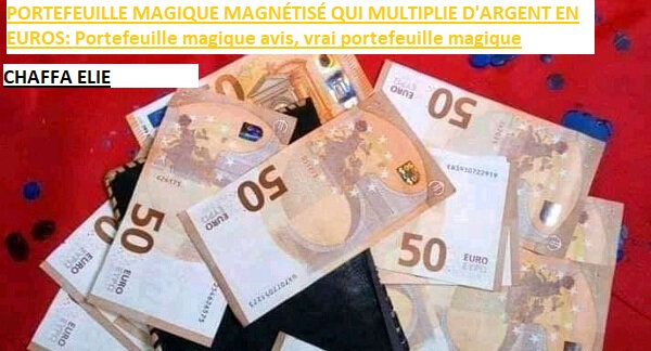  PORTEFEUILLE MAGIQUE MAGNÉTISÉ QUI MULTIPLIE D'ARGENT EN EUROS: Portefeuille magique avis, vrai portefeuille magique