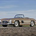 The iconic 300 sl. roadsters and gullwings at the mercedes-benz sale