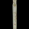 A white jade handle, shang dynasty (c. 1500-1050 bc)