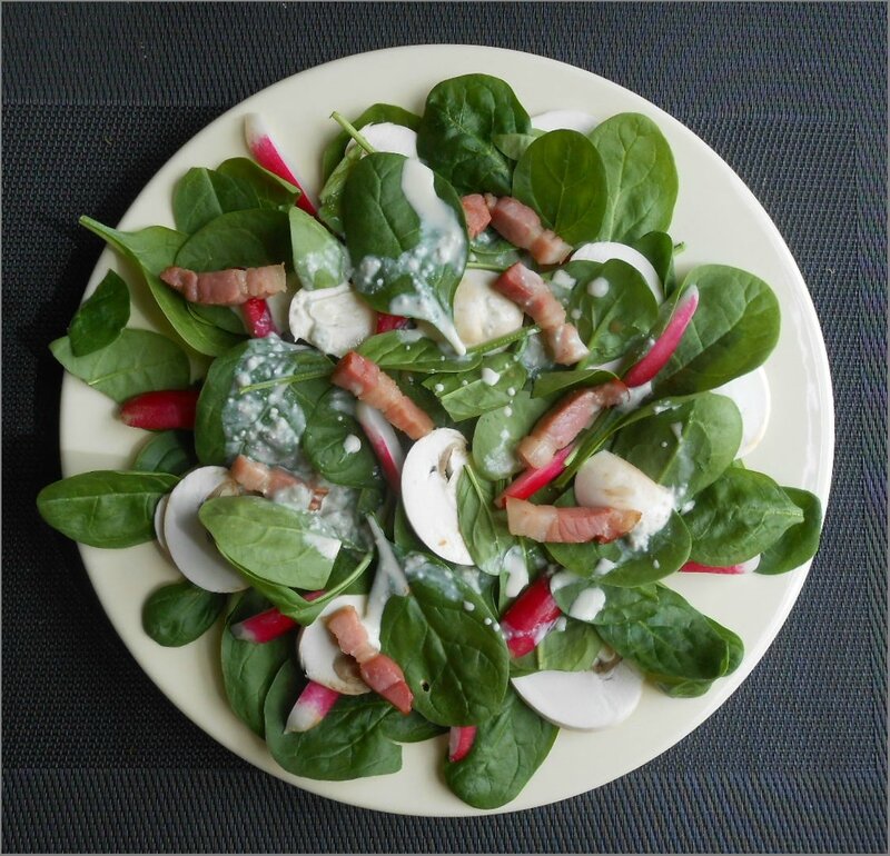 SALADE PRAIRIE HEPIRITE cuisine bioquotidienne et vins biodynamisants