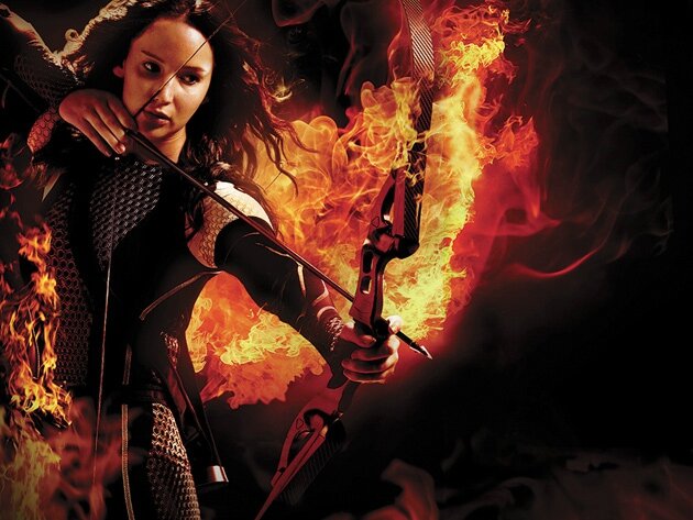 Jennifer Lawrence dans le rôle de Katniss Everdeen