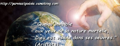 Dieu Invisible Visible Aristote Citation Vois Et Viens