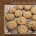 Cookies aux chunks