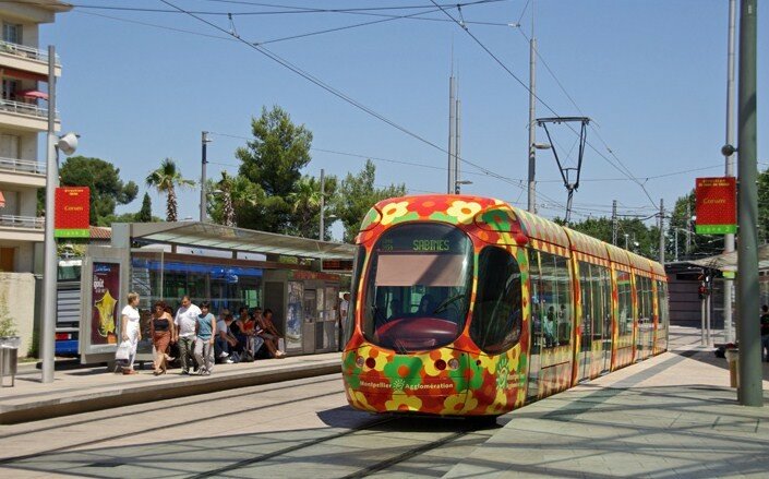 Station corum tram 2 MONTPELLIER by the sea