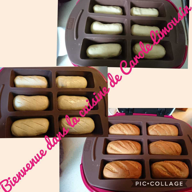 Petits pains individuels graines de sésame - Recette Cake Factory