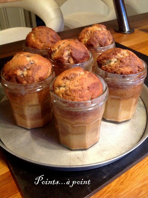 Cakes en bocaux - Points à point