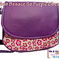 Besace urban purple liberty - mk & co design
