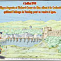 Juillet 1190 philippe-auguste et richard-coeur-de-lion allant à la croisade, quittent l'abbaye de veselay pour se rendre à lyon.