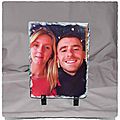 Photo personnalisée sur ARDOISE AMOUREUX