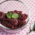 Granite au vin rouge