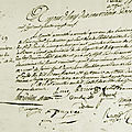 Le 19 octobre 1789 à mamers : poursuite pour arrièrés.