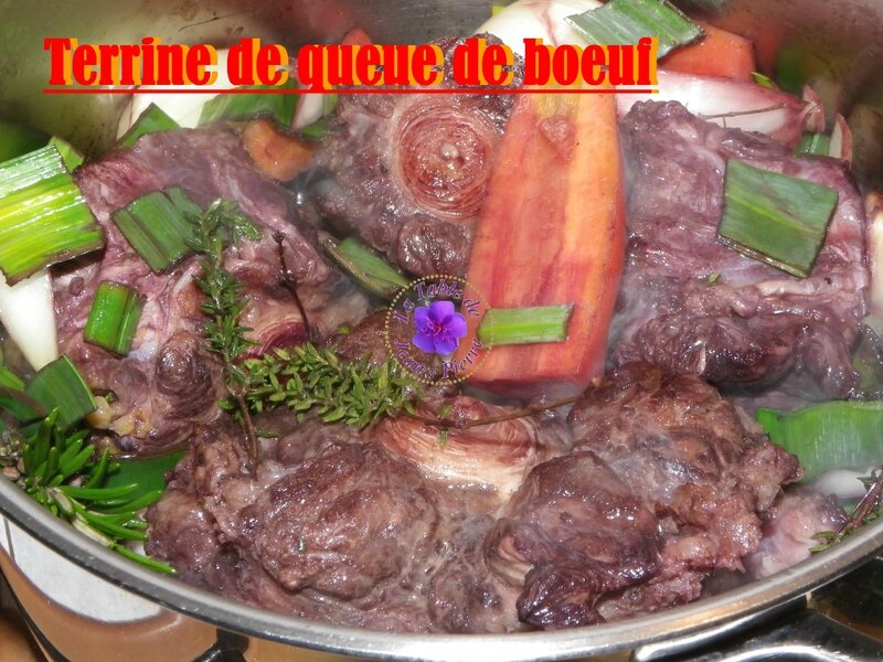 Terrine de queue de bœuf La table de Jean Pierre