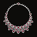 Ruby and diamond necklace, bulgari, 1963. property of a princely family