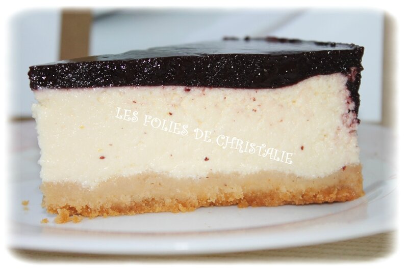 Cheesecake citron cassis 2