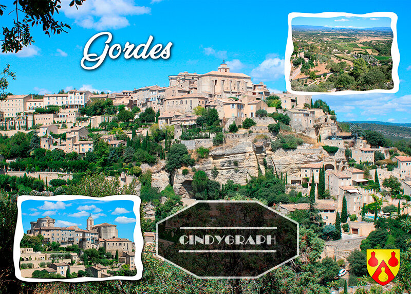 gordes vaucluse carte Carte postale #3 : Gordes (Vaucluse)   Cindy Graph