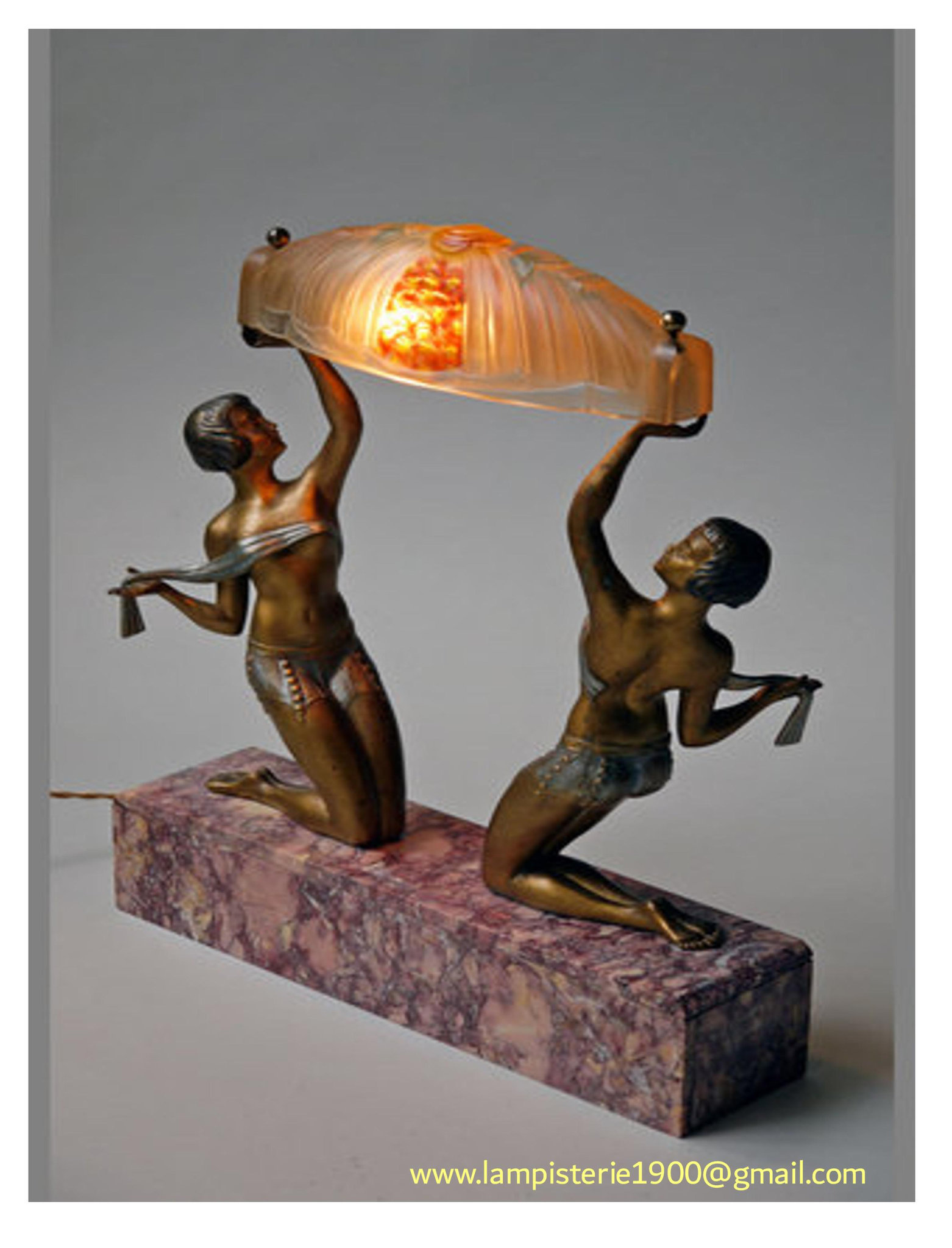 restauration-lampe-Art-deco-Limousin-1930