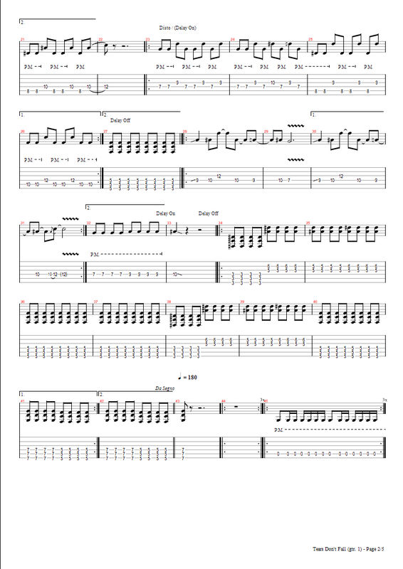 Bullet For My Valentine Tears Don't Fall Hamstab