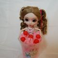 Anaëlle, barbe à papa et fraises...