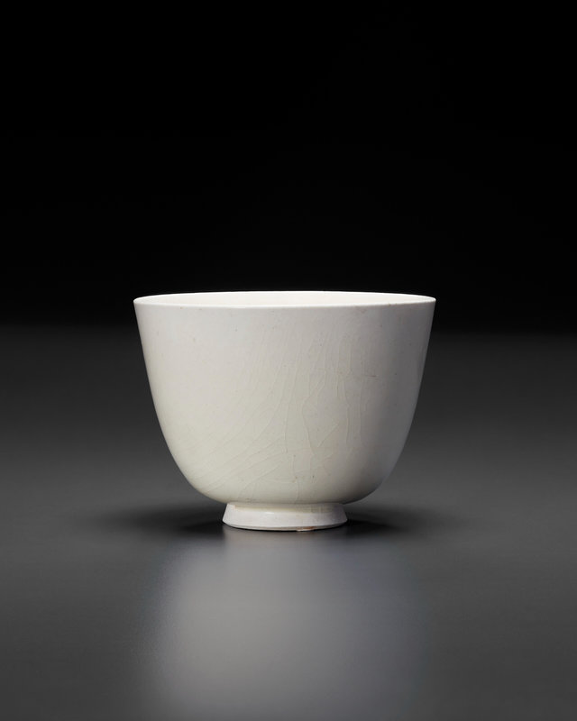 A large glazed white ware cup, Sui-Early Tang dynasty, 6th-7th century