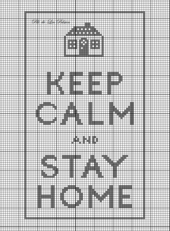 CHOIX Keep Calm and Stay Home signé