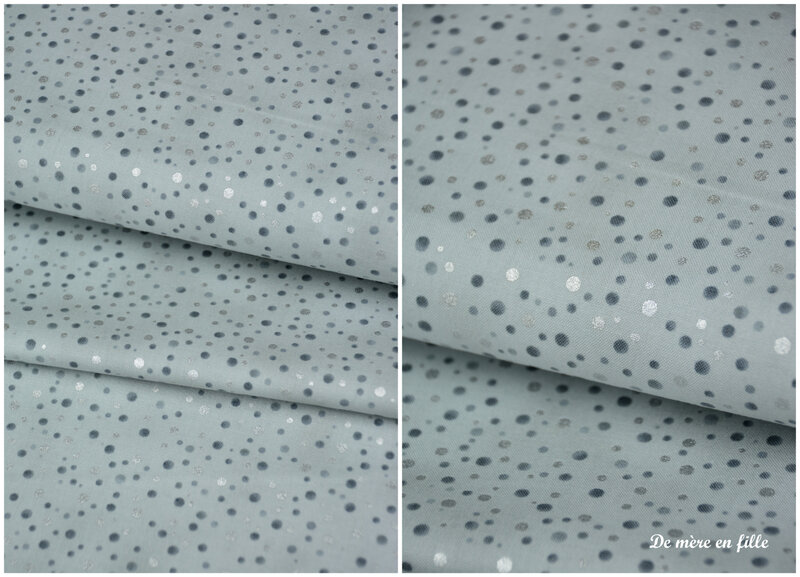 fond gris gros pois