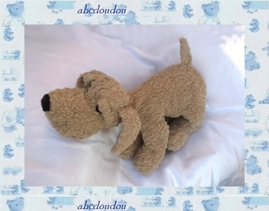 Doudou Peluche Chien Marron Nounours - abcdoudou