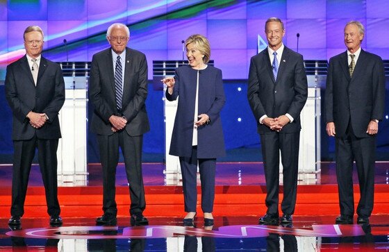 U.S.A. Primaires Démocrates: Hillary remporte le premier débat