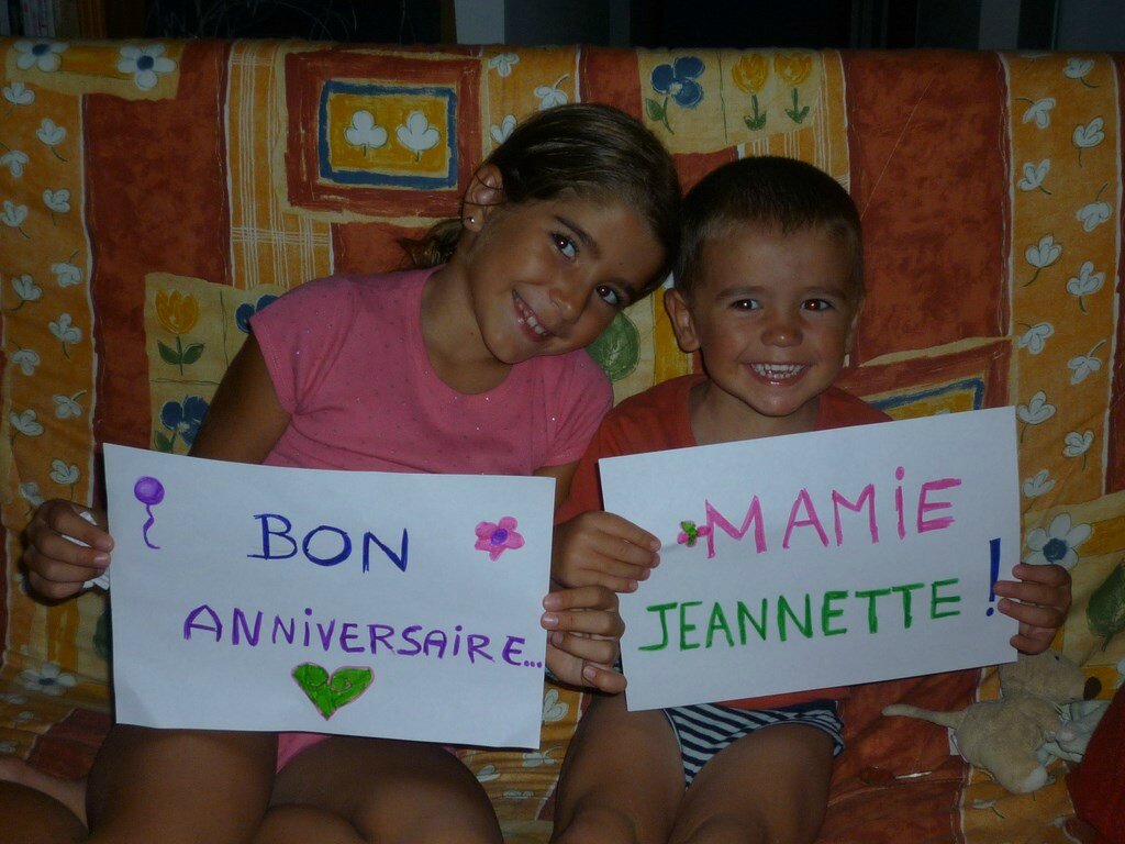 Joyeux Anniversaire Mamie Jeannette De Rion A Faa A