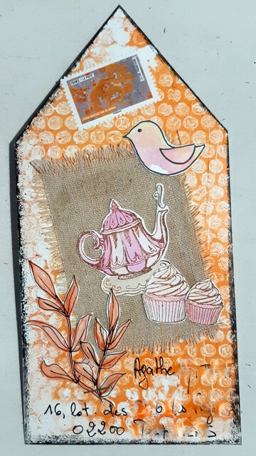 Un petit thé ? - MAILART KATEDINE - ART POSTAL - COUPS DE ...