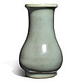 A guan-type 'longquan' celadon vase, southern song dynasty (1127-1279)