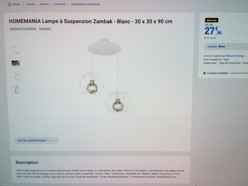 lampe suspension leo
