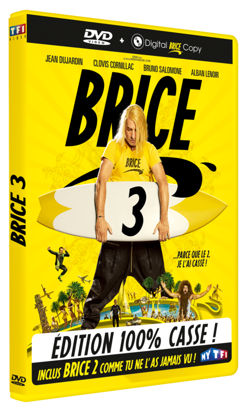 BRICE 3 DVD avec sticker