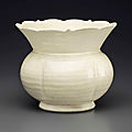 A rare Cizhou white jar, zhadou, Northern Song dynasty, 10th-11th century