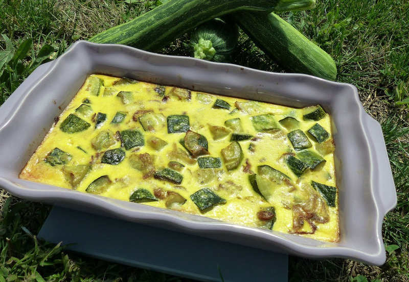 Flan de courgette au curry et au parmesan Philandcocuisine