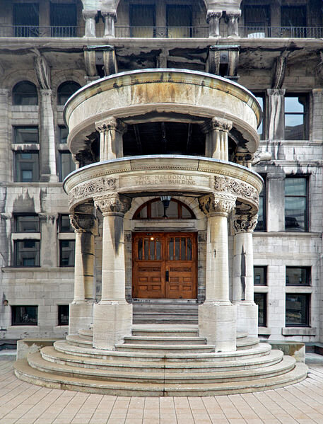 The Macdonald Physics Building entrance