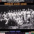 Bitche : officiers sous-officiers de 1968.