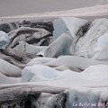 Icebergs sur le lac glaciaire Jökullsarlon (2).