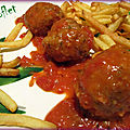 Boulettes de veau et porc 