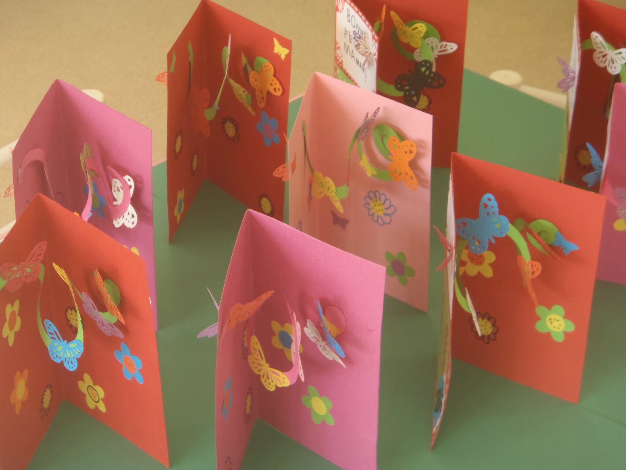 Du Pop Up En Maternelle Et Recu De Chantal Parties De Scrap A 4 Mains