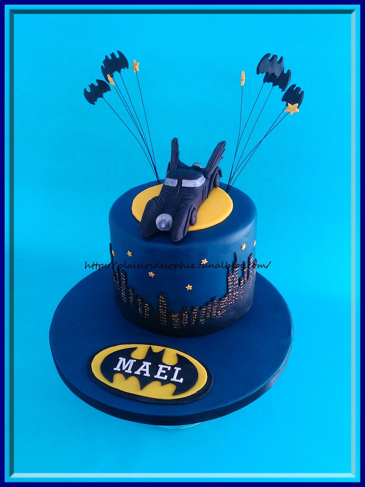 Gateau Batman Et Sa Batmobile Les Petits Plaisirs De Sophie